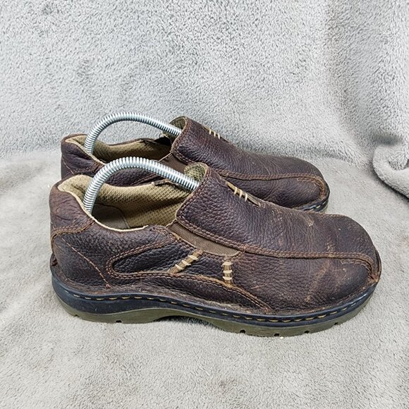 Dr Martens Shoes Mens Size 8 Brown Leather Mawgan Slip On Loafers main image 9